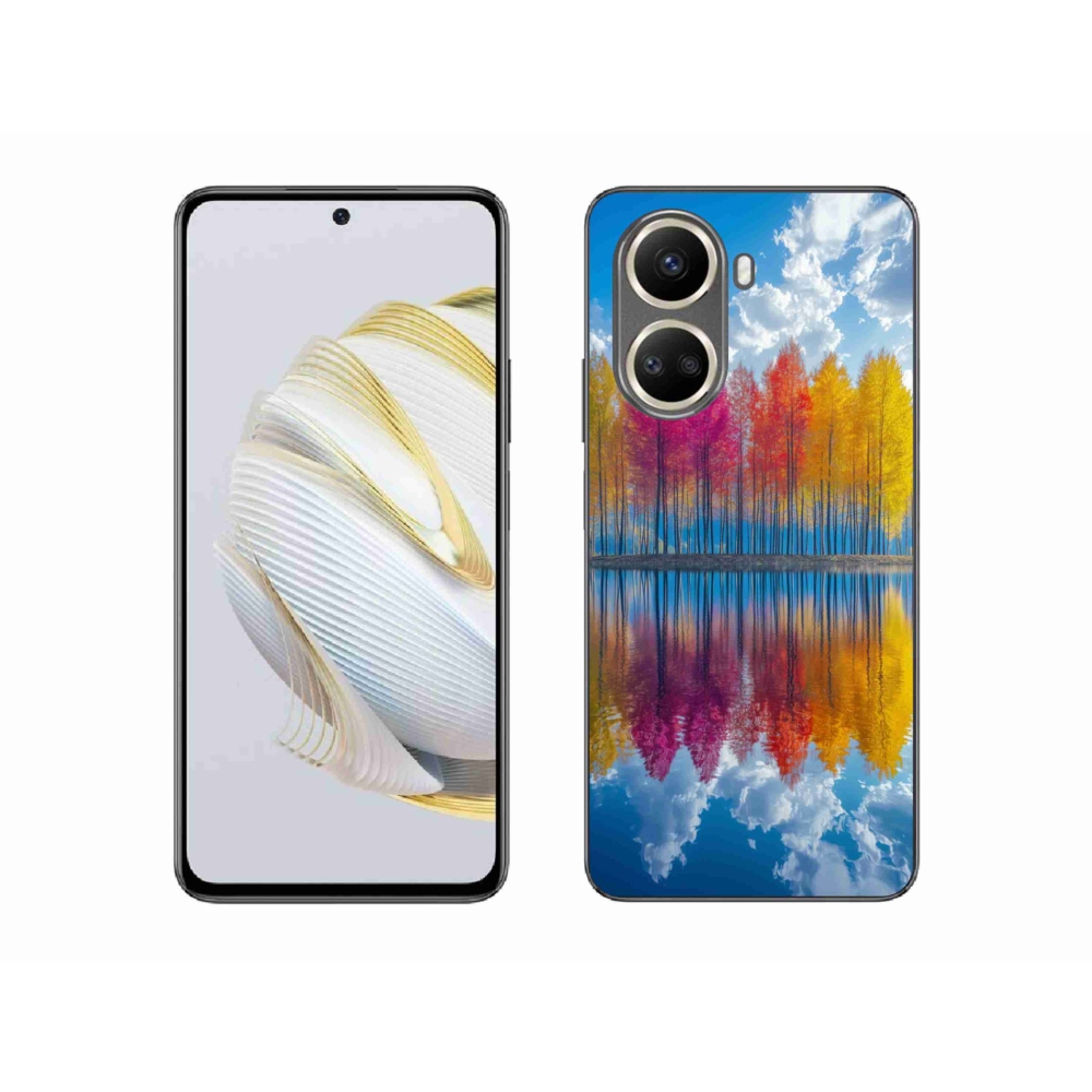 Gelový kryt mmCase na Huawei Nova 10 SE - barevné stromy