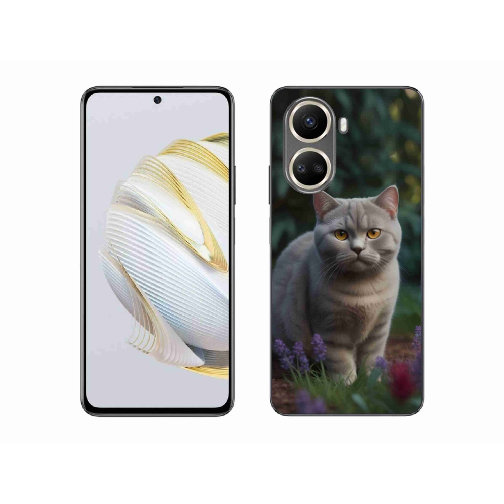 Gelový kryt mmCase na Huawei Nova 10 SE - britská kočka