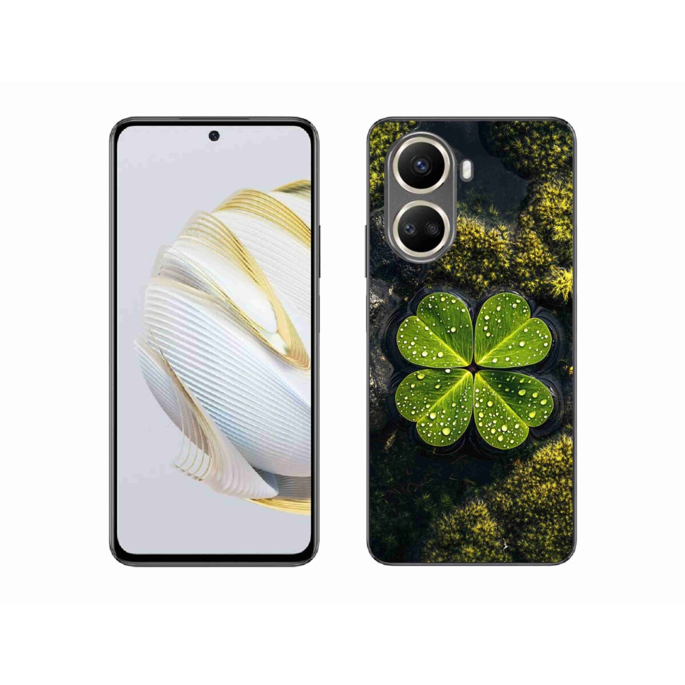 Gelový kryt mmCase na Huawei Nova 10 SE - čtyřlístek