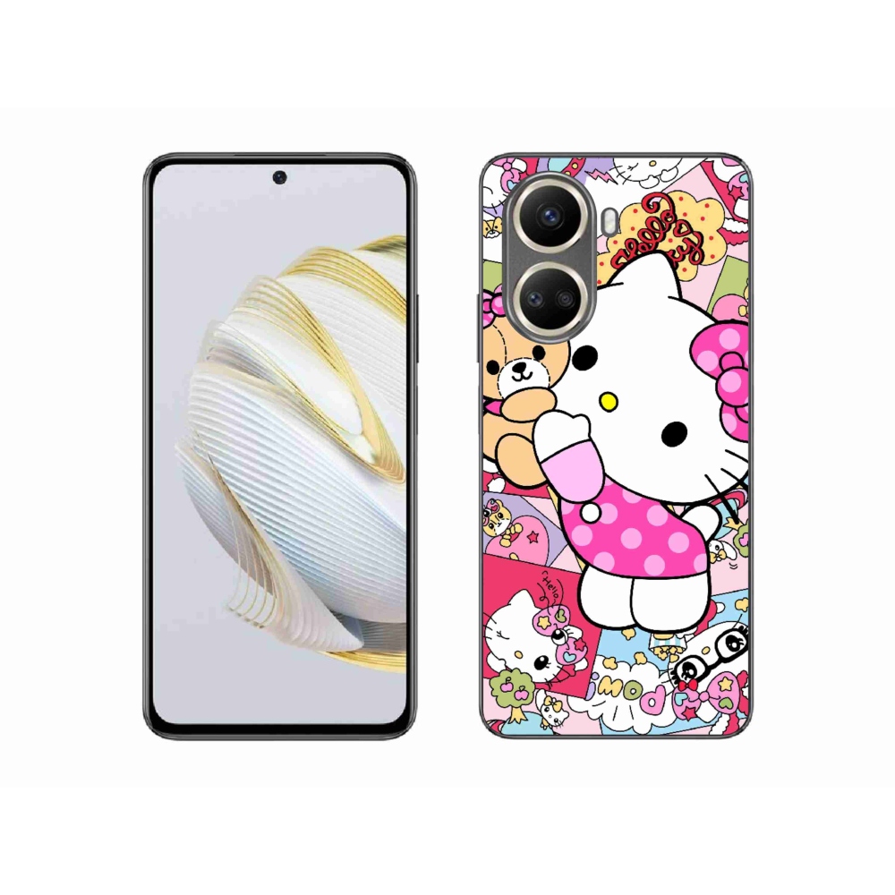 Gelový kryt mmCase na Huawei Nova 10 SE - cute kitty