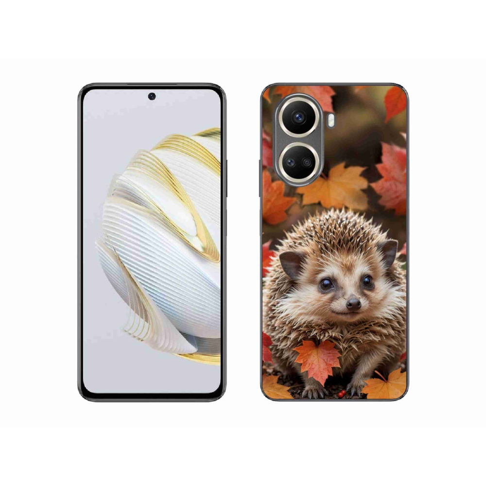 Gelový kryt mmCase na Huawei Nova 10 SE - ježek v listí