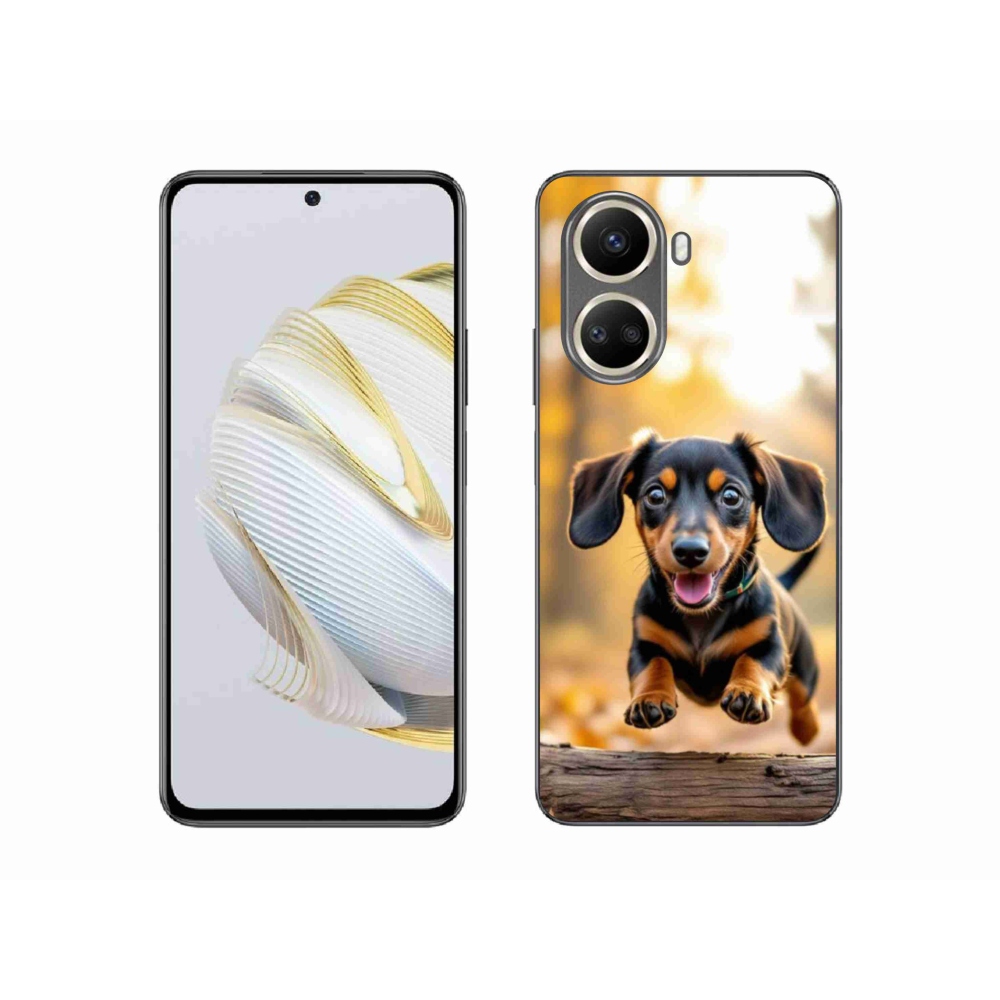 Gelový kryt mmCase na Huawei Nova 10 SE - jezevčík 2