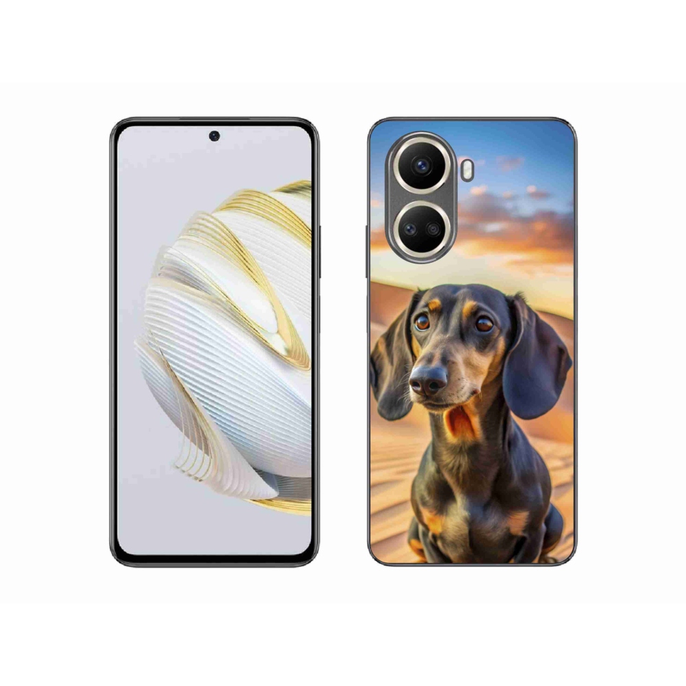 Gelový kryt mmCase na Huawei Nova 10 SE - jezevčík 3 