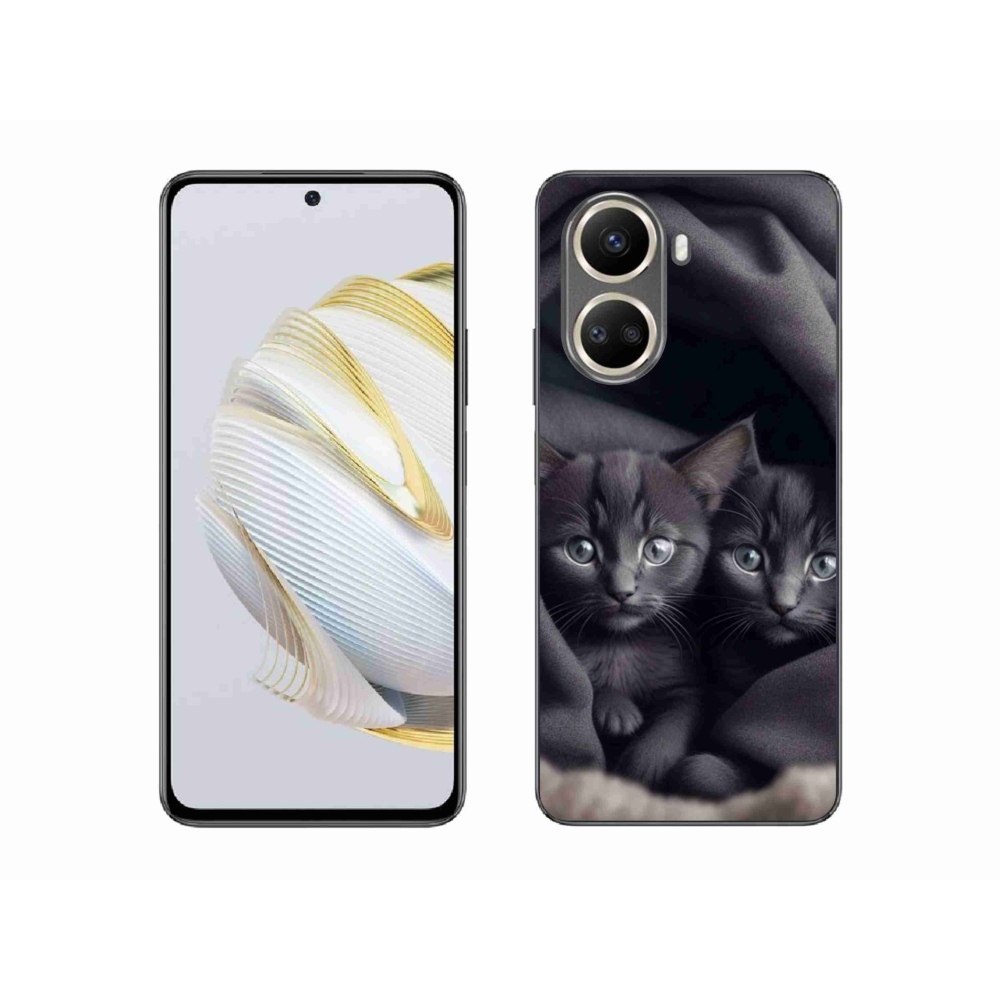 Gelový kryt mmCase na Huawei Nova 10 SE - kočičí duo