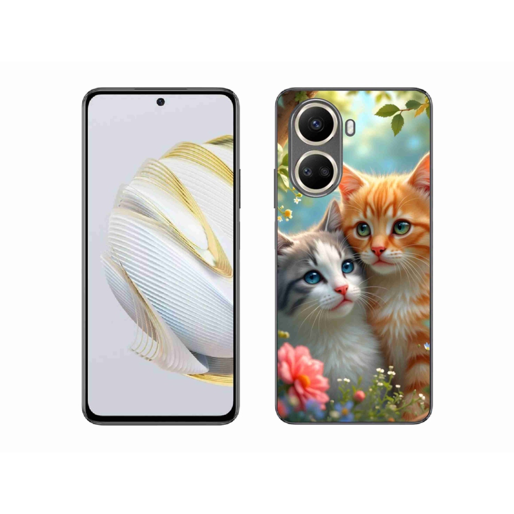 Gelový kryt mmCase na Huawei Nova 10 SE - kočičí láska 2