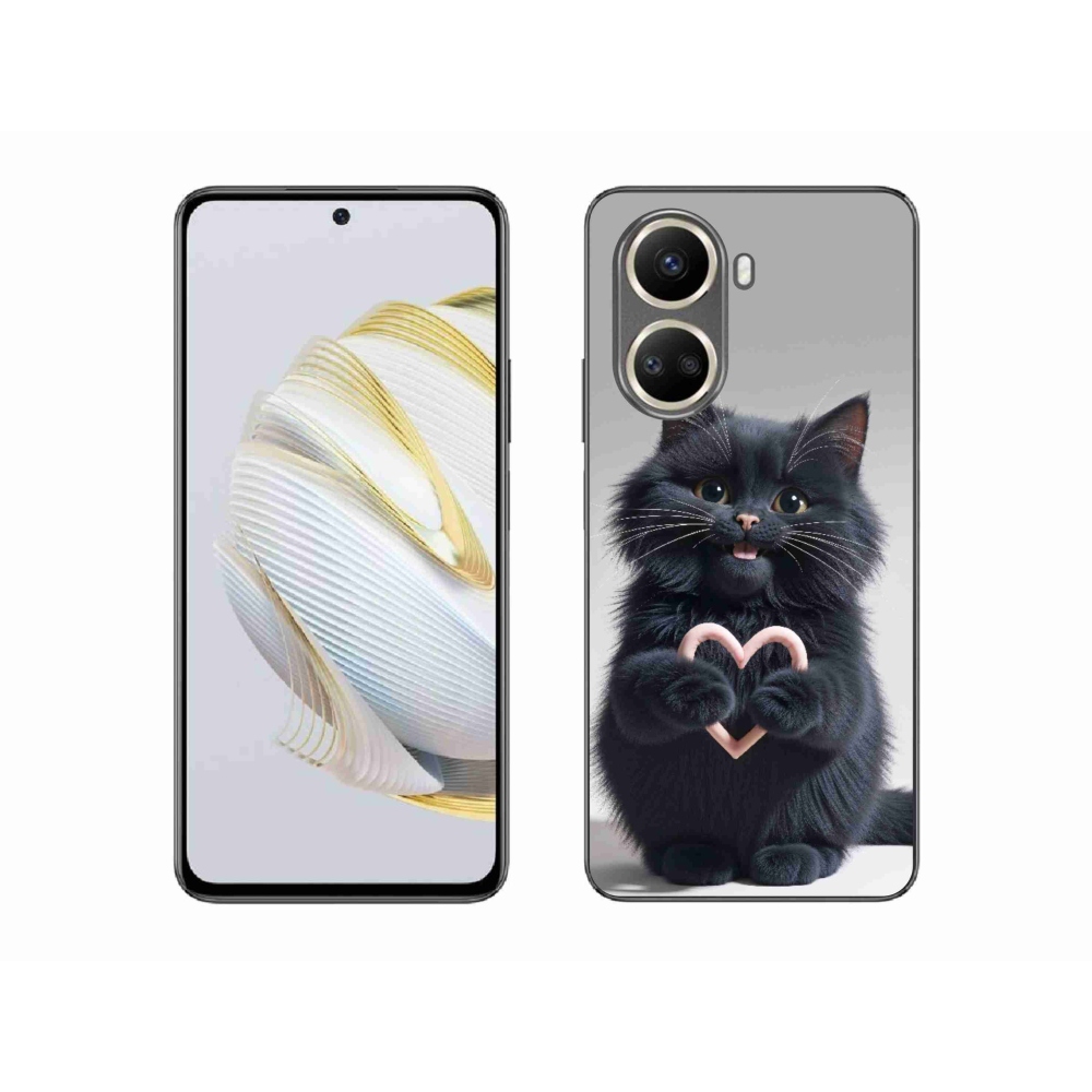Gelový kryt mmCase na Huawei Nova 10 SE - kočičí láska 3