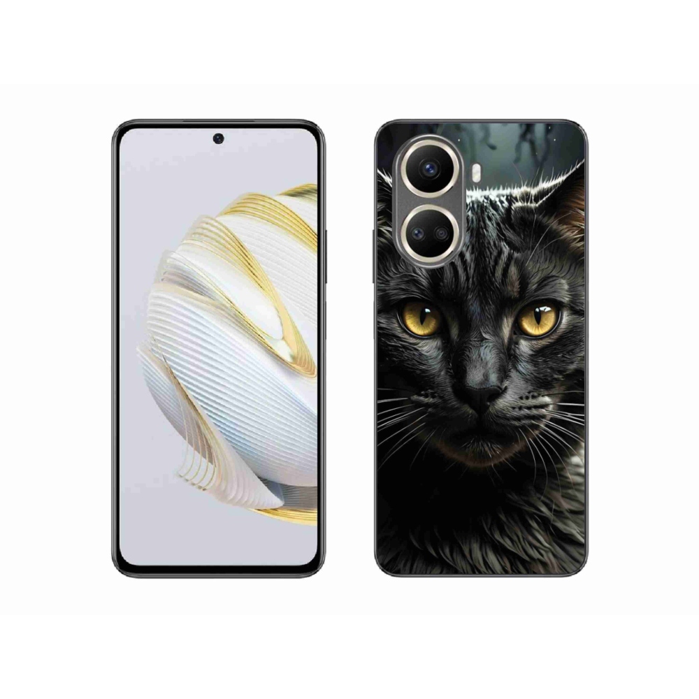 Gelový kryt mmCase na Huawei Nova 10 SE - kočičí pohled 3
