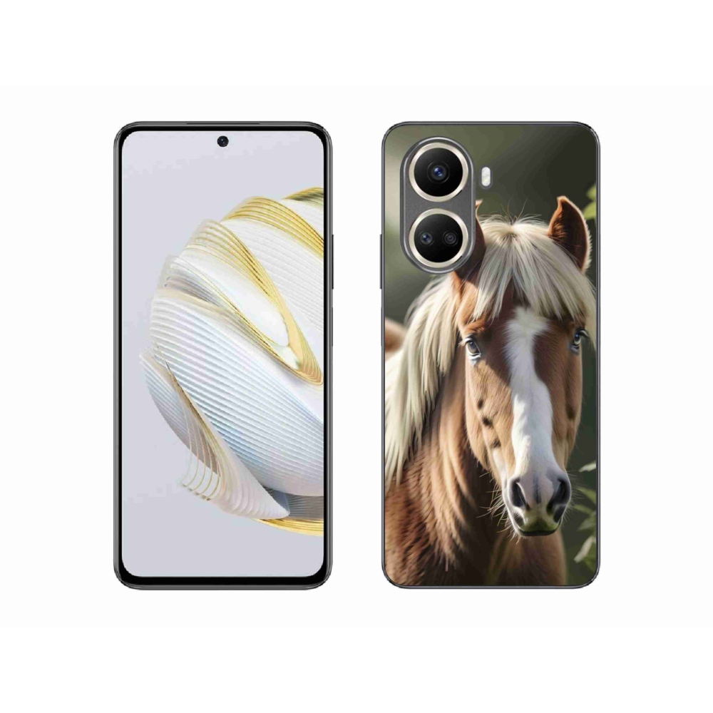 Gelový kryt mmCase na Huawei Nova 10 SE - kůň se světlou hřívou