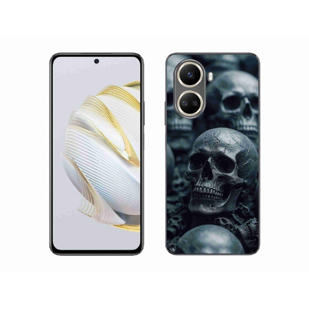 Gelový kryt mmCase na Huawei Nova 10 SE - lebka 2