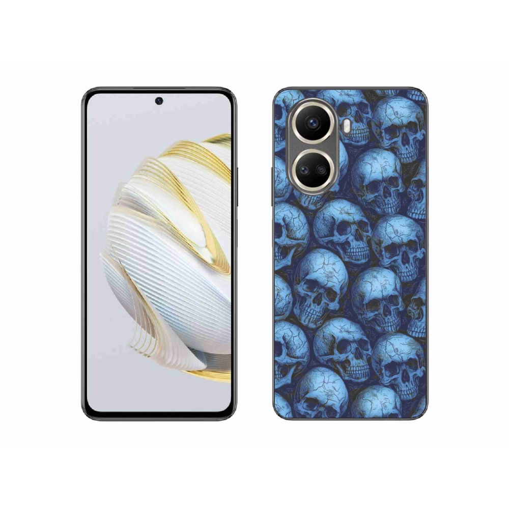 Gelový kryt mmCase na Huawei Nova 10 SE - lebky
