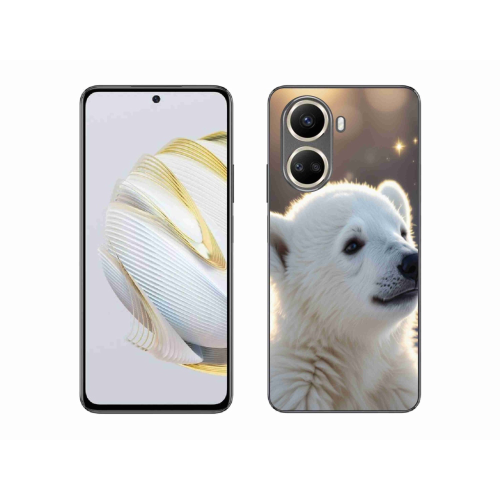 Gelový kryt mmCase na Huawei Nova 10 SE - lední medvěd