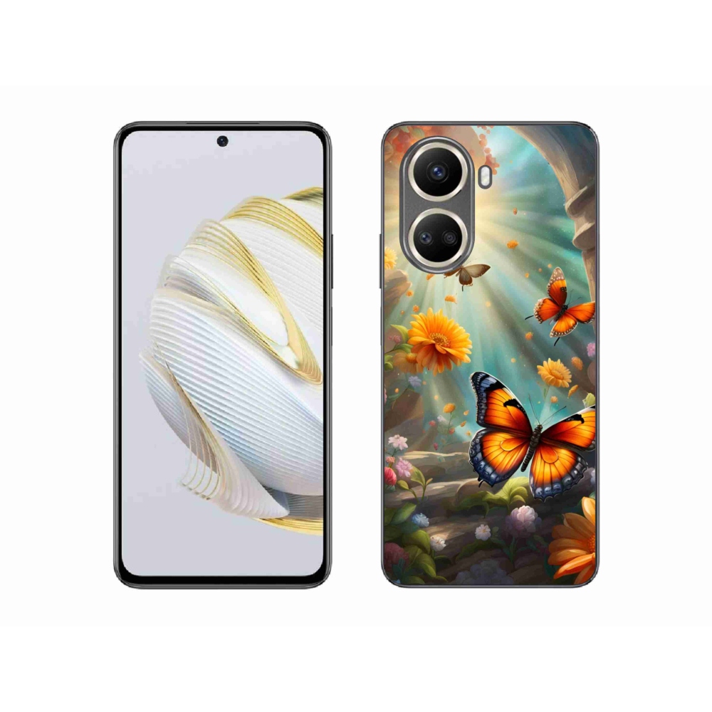 Gelový kryt mmCase na Huawei Nova 10 SE - motýlí zahrada 2