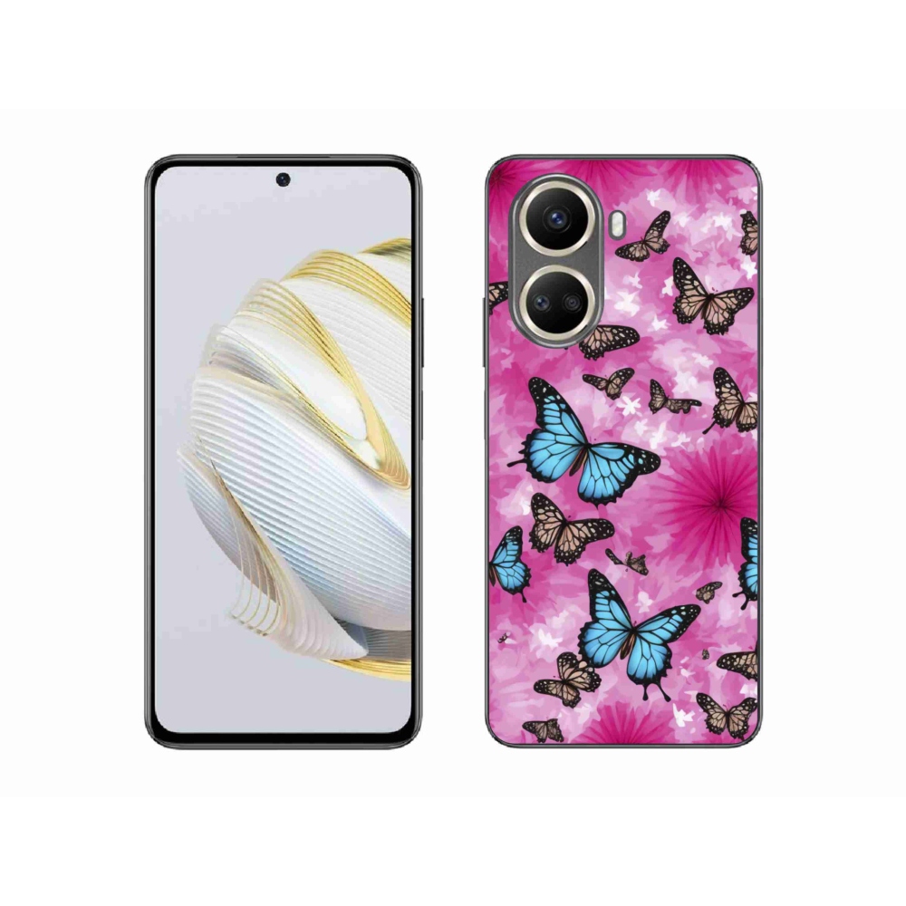 Gelový kryt mmCase na Huawei Nova 10 SE - motýlí zahrada