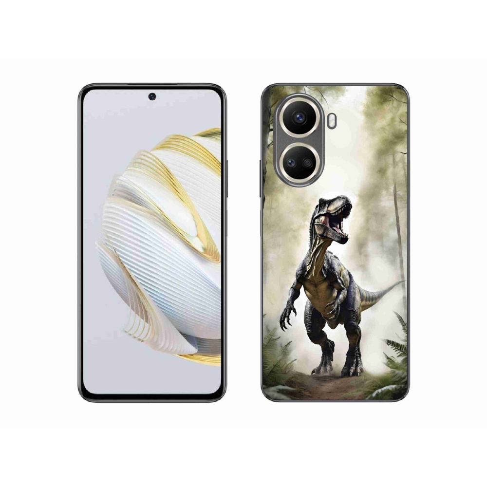 Gelový kryt mmCase na Huawei Nova 10 SE - naštvaný T-Rex