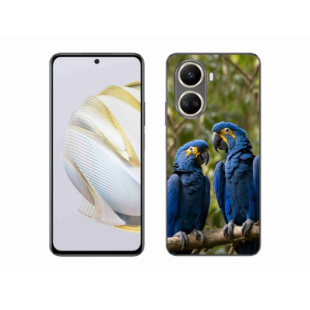 Gelový kryt mmCase na Huawei Nova 10 SE - papouščí duo