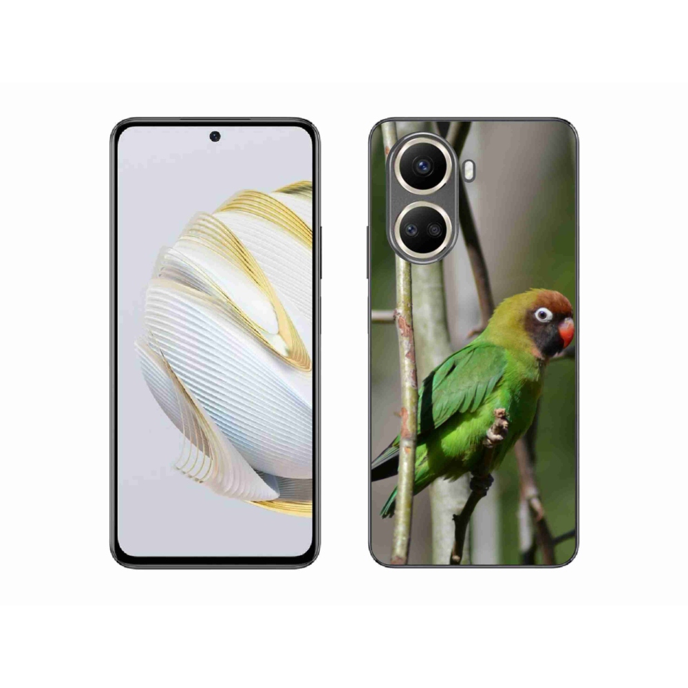 Gelový kryt mmCase na Huawei Nova 10 SE - papoušek agapornis