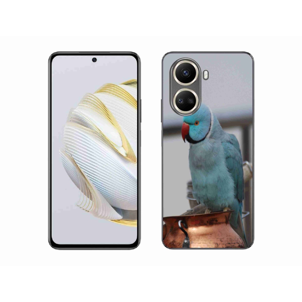 Gelový kryt mmCase na Huawei Nova 10 SE - papoušek alexandr modrý