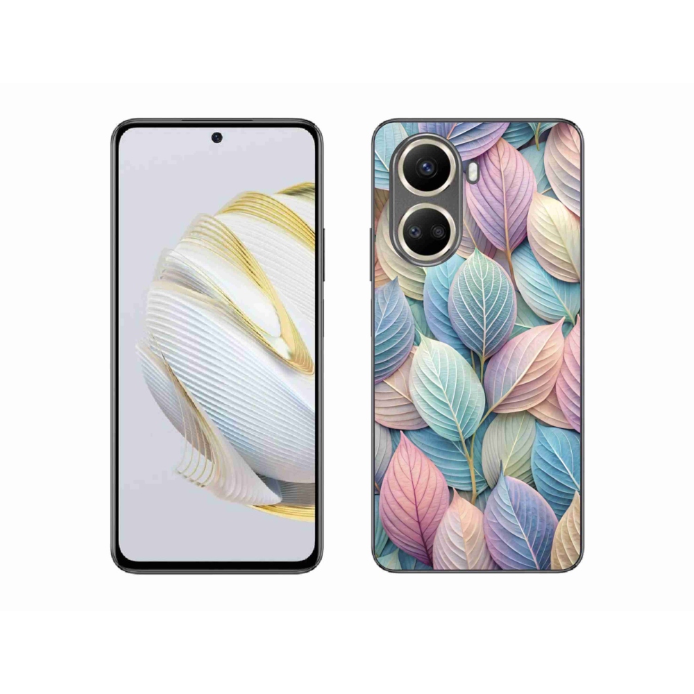 Gelový kryt mmCase na Huawei Nova 10 SE - pastelové listy