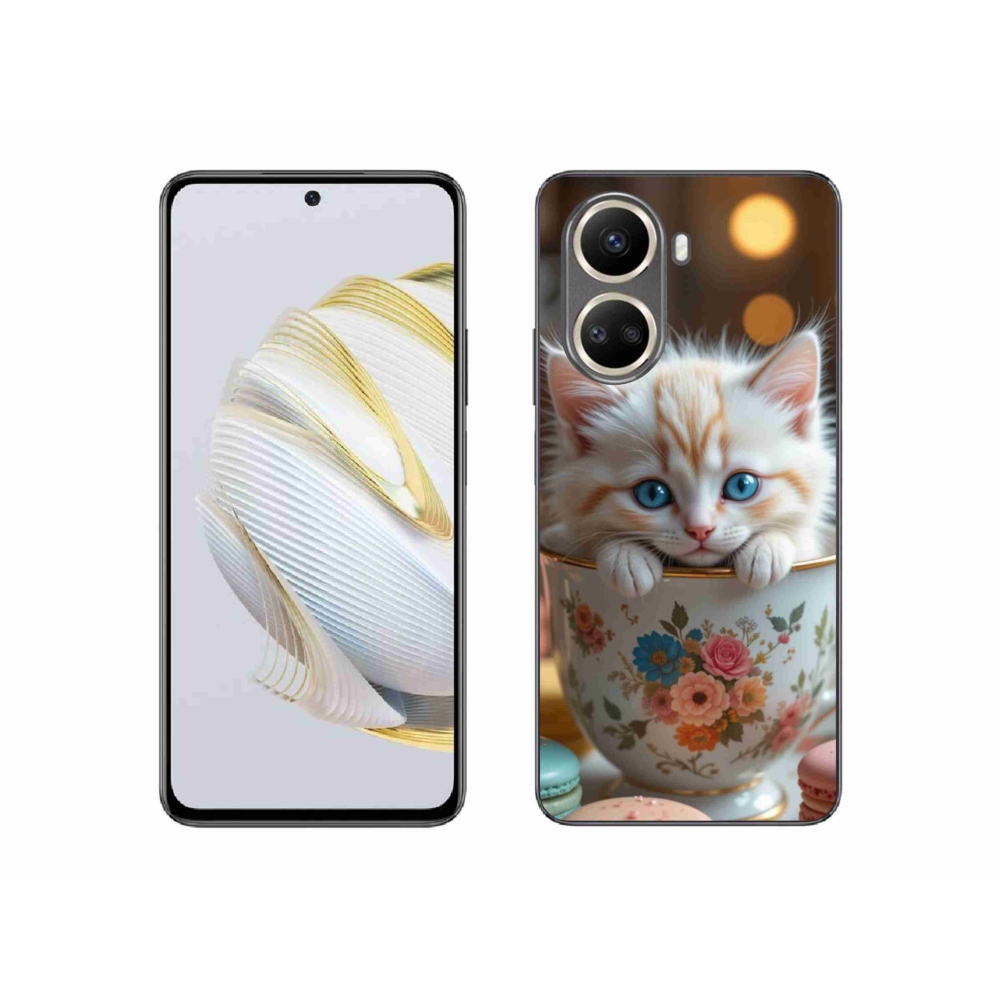 Gelový kryt mmCase na Huawei Nova 10 SE - roztomilé kotě 6