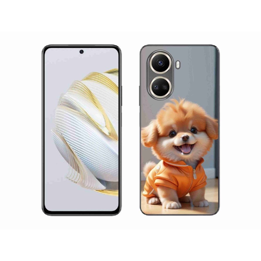 Gelový kryt mmCase na Huawei Nova 10 SE - roztomilý pomeranian v mikině