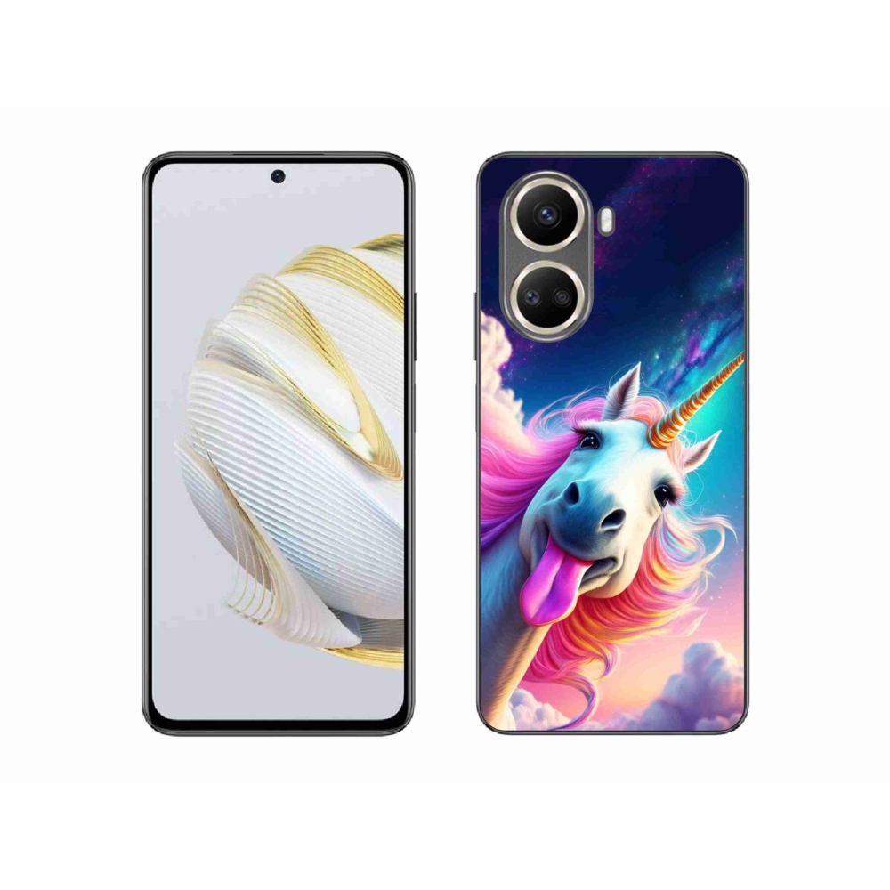 Gelový kryt mmCase na Huawei Nova 10 SE - šílený jednorožec