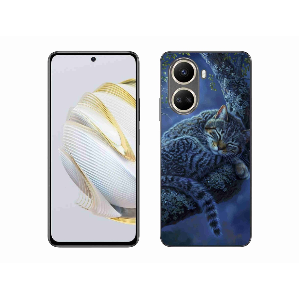 Gelový kryt mmCase na Huawei Nova 10 SE - spící kočka