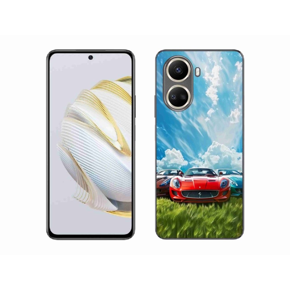 Gelový kryt mmCase na Huawei Nova 10 SE - sportovní vozy