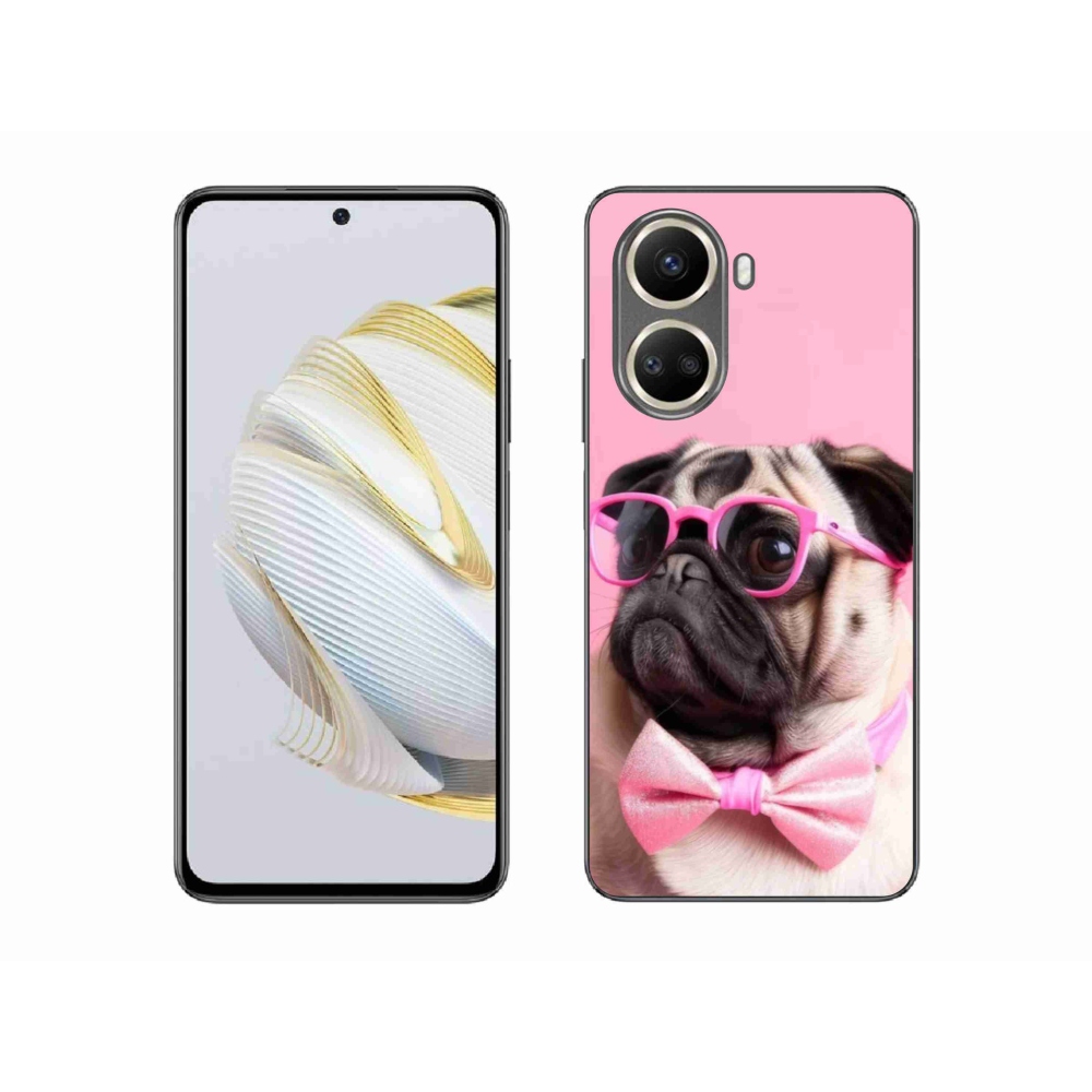 Gelový kryt mmCase na Huawei Nova 10 SE - stylový mops