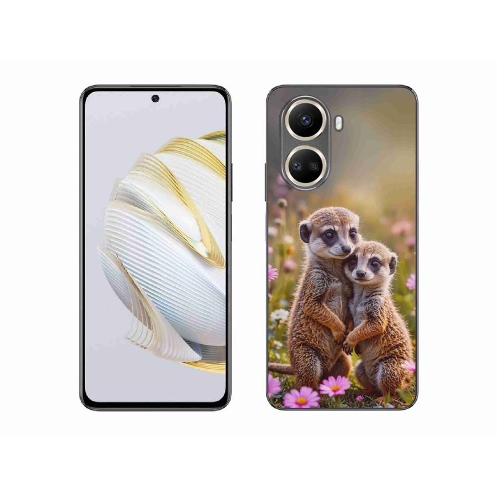 Gelový kryt mmCase na Huawei Nova 10 SE - surikatí duo
