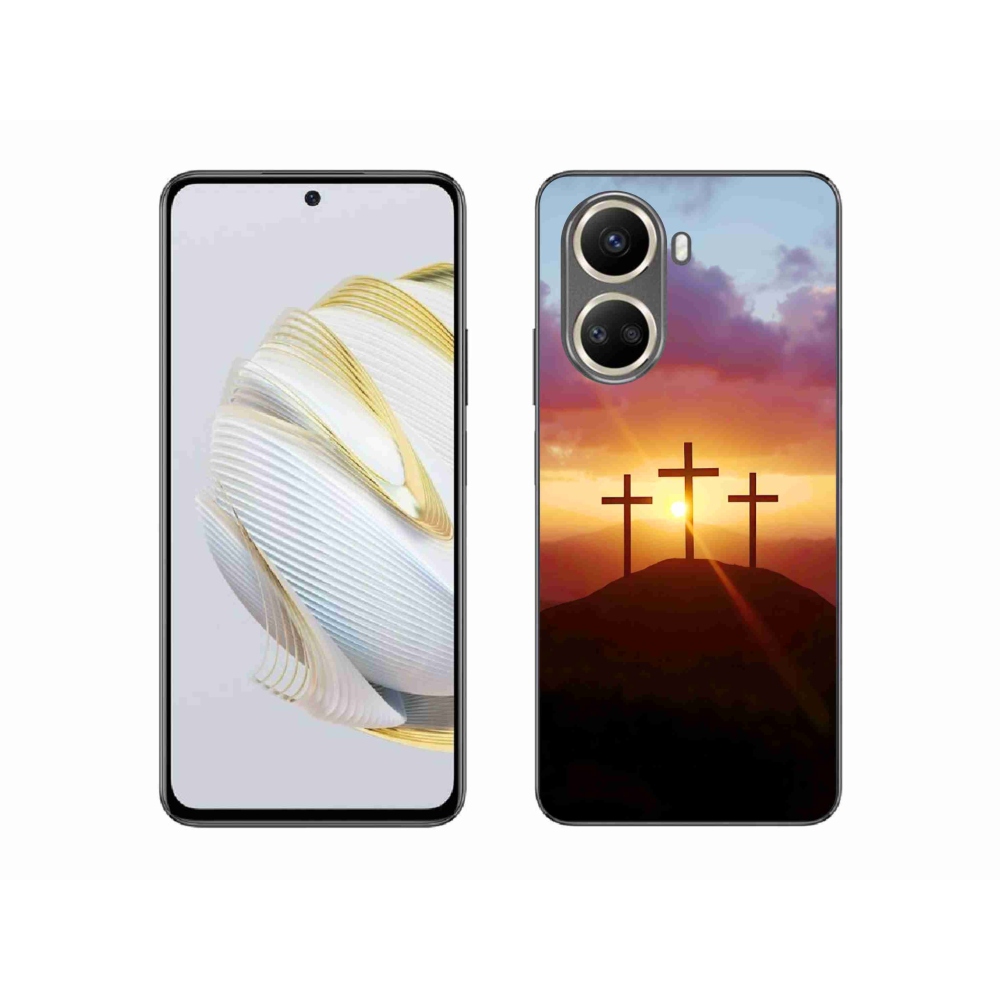 Gelový kryt mmCase na Huawei Nova 10 SE - tři kříže