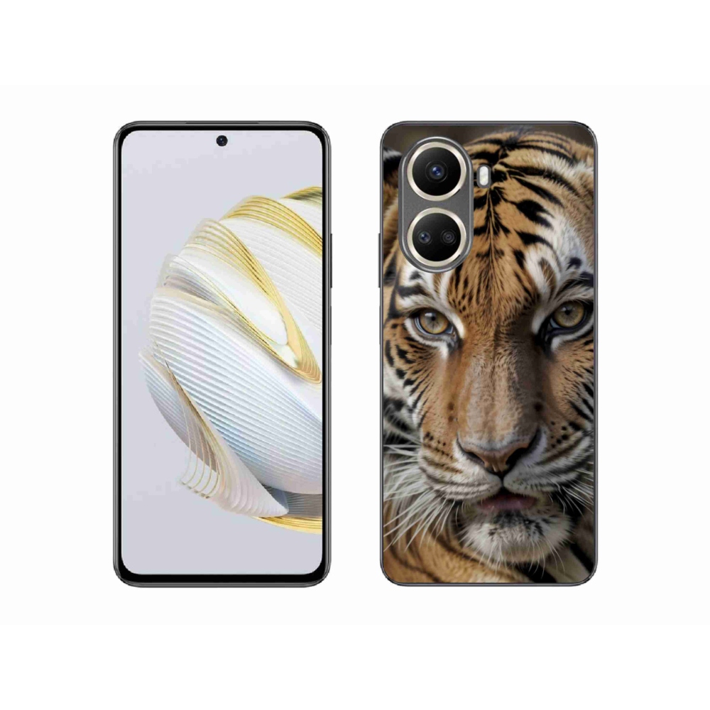 Gelový kryt mmCase na Huawei Nova 10 SE - tygří pohled