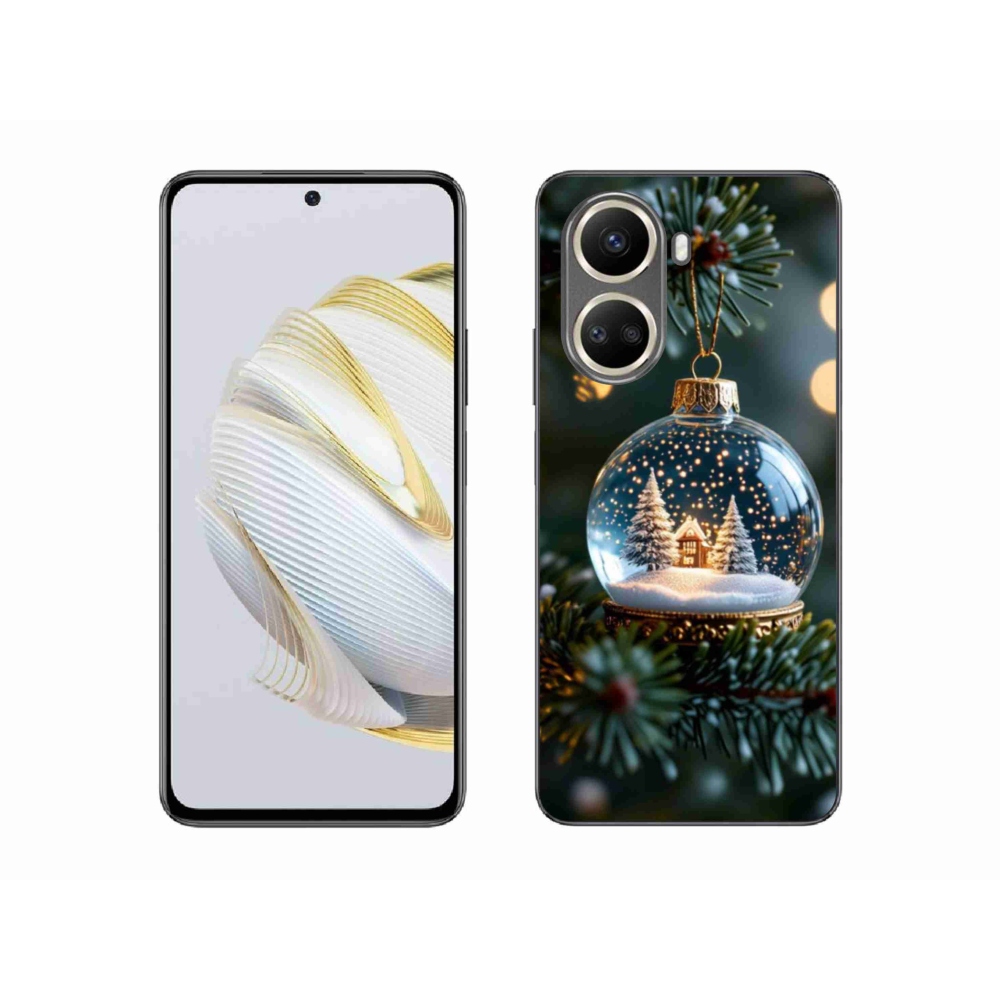 Gelový kryt mmCase na Huawei Nova 10 SE - vánoční koule 2