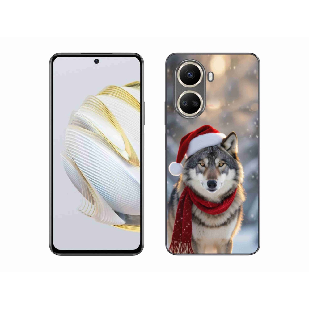 Gelový kryt mmCase na Huawei Nova 10 SE - vánoční vlk