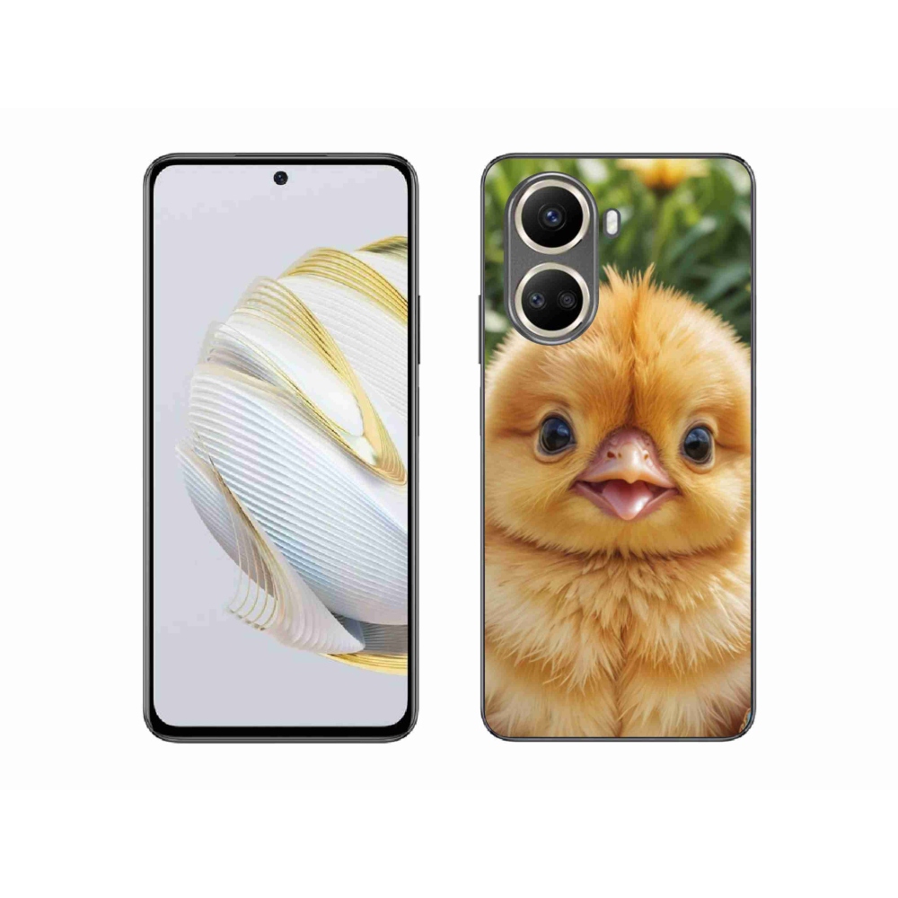 Gelový kryt mmCase na Huawei Nova 10 SE - veselé kuřátko