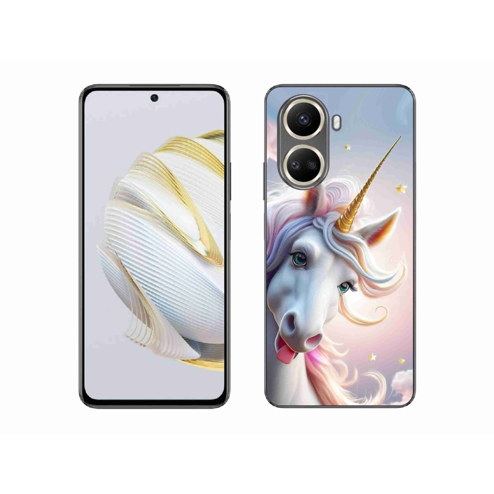 Gelový kryt mmCase na Huawei Nova 10 SE - veselý jednorožec