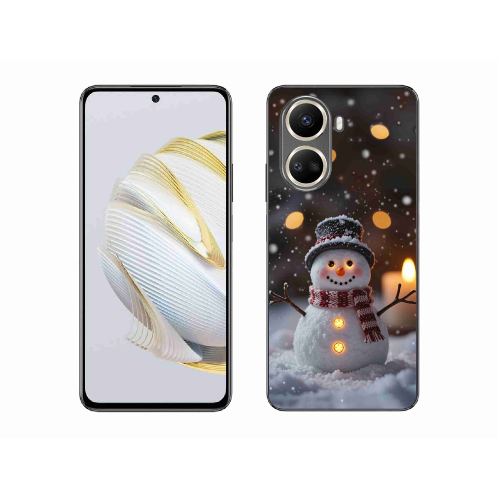 Gelový kryt mmCase na Huawei Nova 10 SE - veselý sněhulák