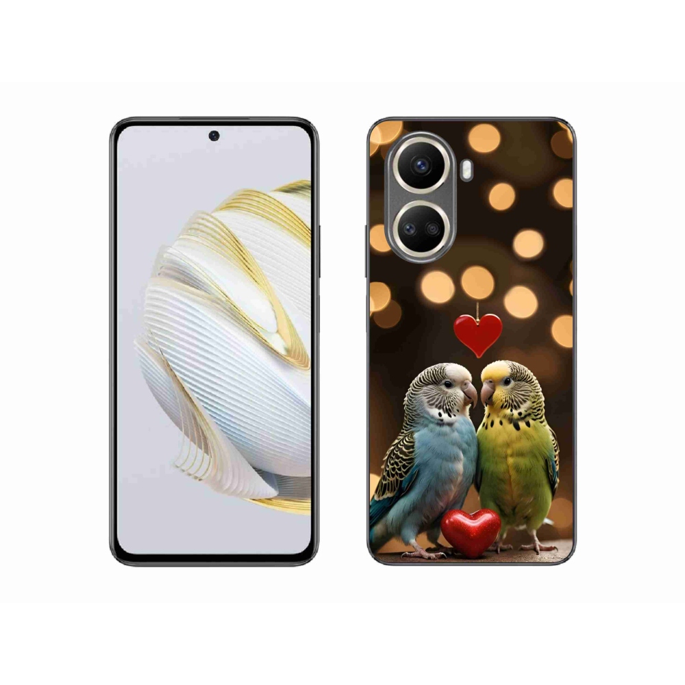 Gelový kryt mmCase na Huawei Nova 10 SE - zamilovaní papoušci