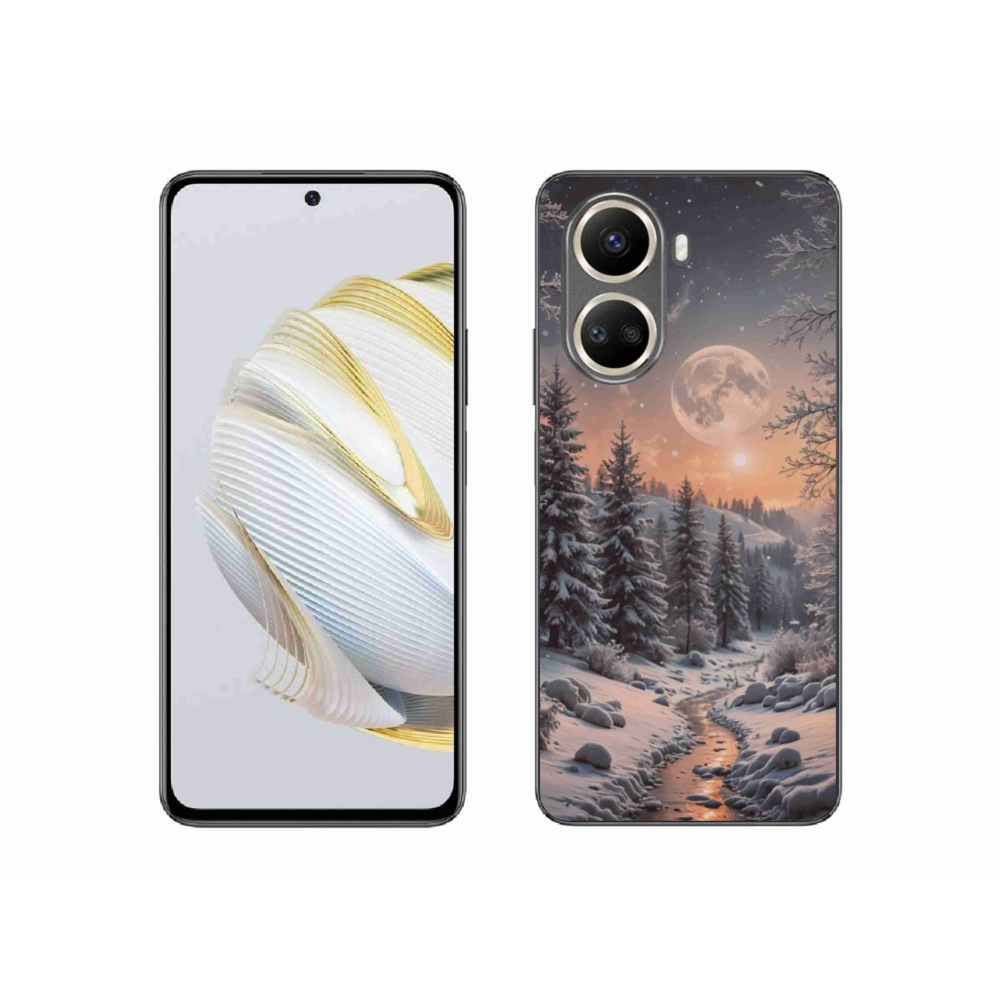 Gelový kryt mmCase na Huawei Nova 10 SE - zimní krajina 2