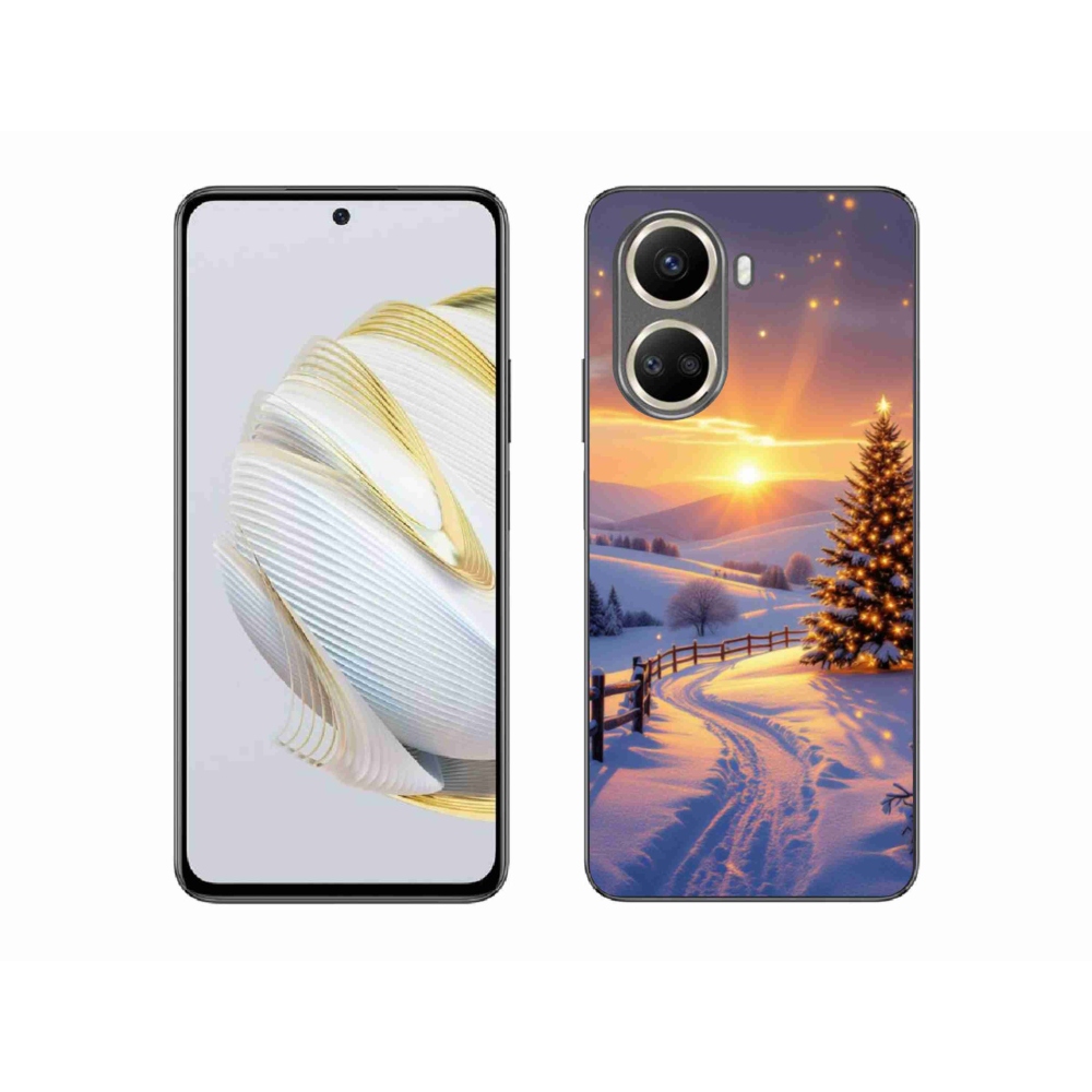 Gelový kryt mmCase na Huawei Nova 10 SE - zimní krajina