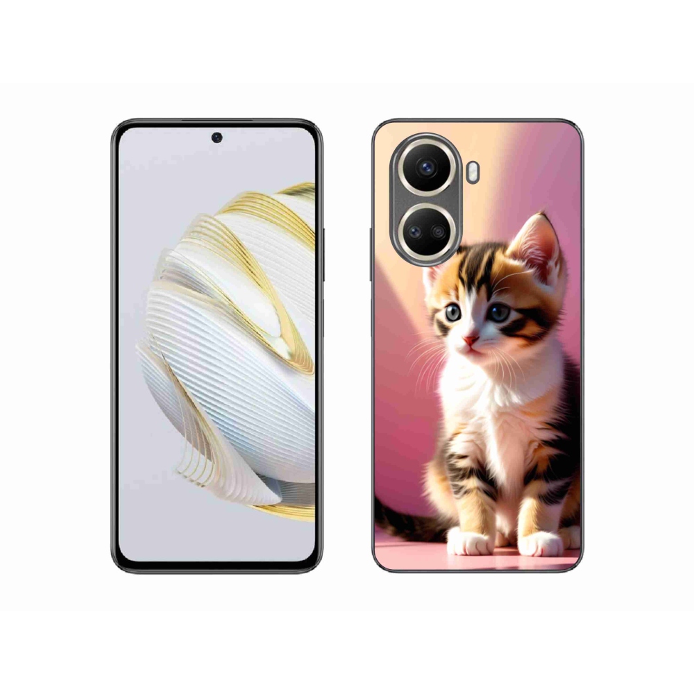 Gelový kryt mmCase na Huawei Nova 10 SE - zvědavé kotě 2