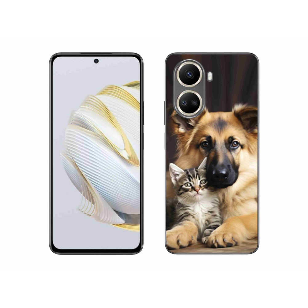 Gelový kryt mmCase na Huawei Nova 10 SE - zvířecí přátelství