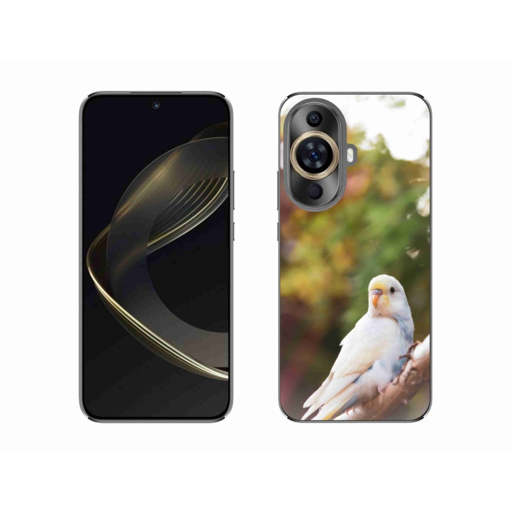 Gelový kryt mmCase na Huawei Nova 11 - andulka bílá