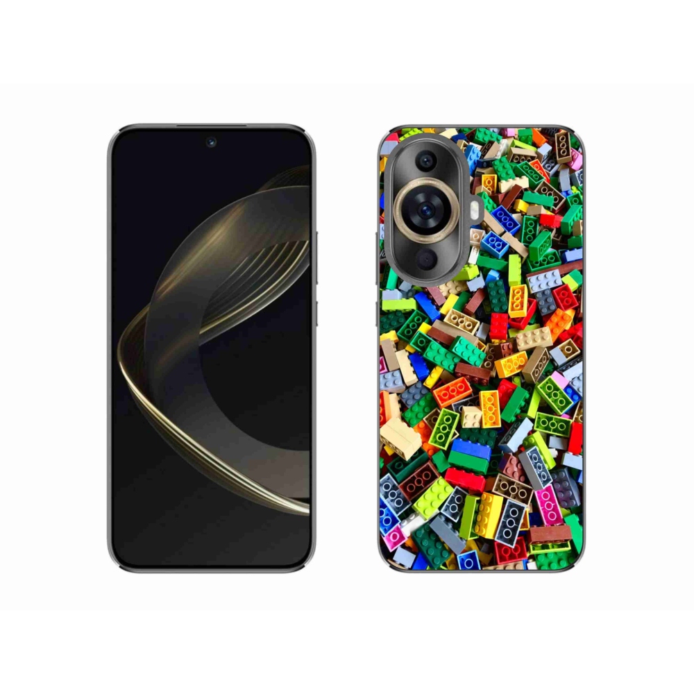 Gelový kryt mmCase na Huawei Nova 11 - barevné stavební kostky
