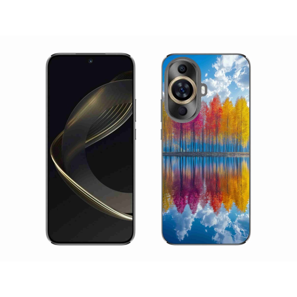 Gelový kryt mmCase na Huawei Nova 11 - barevné stromy