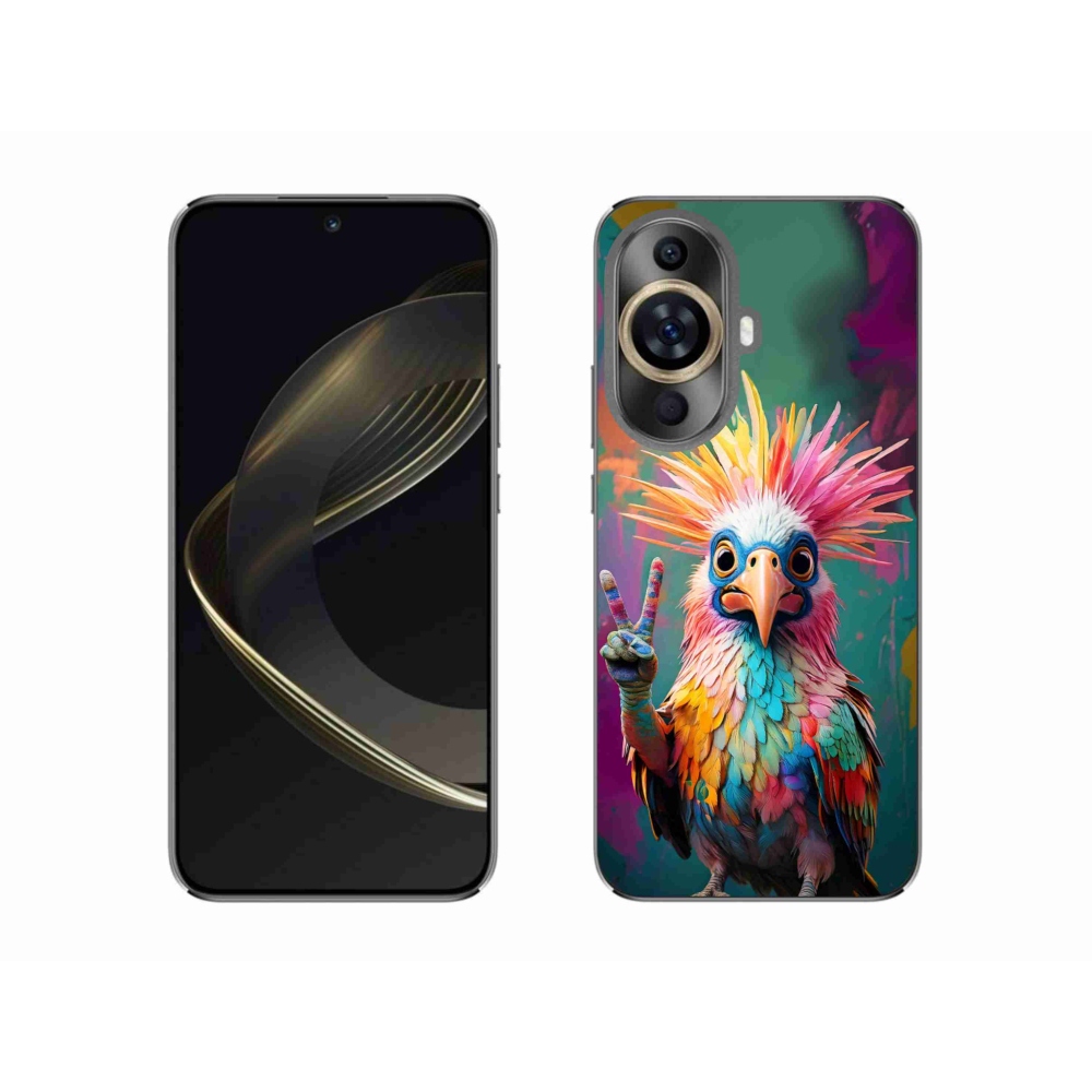 Gelový kryt mmCase na Huawei Nova 11 - barevný rebel