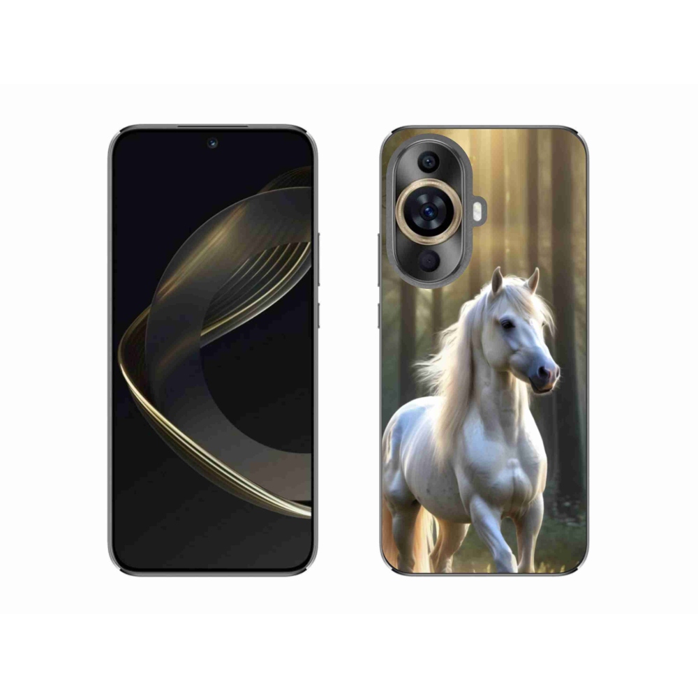 Gelový kryt mmCase na Huawei Nova 11 - bílý kůň 3