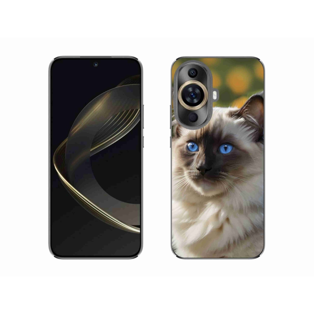 Gelový kryt mmCase na Huawei Nova 11 - bílý ragdoll
