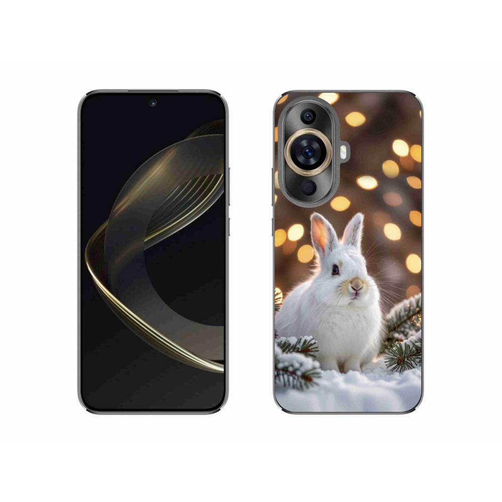Gelový kryt mmCase na Huawei Nova 11 - bílý zajíc
