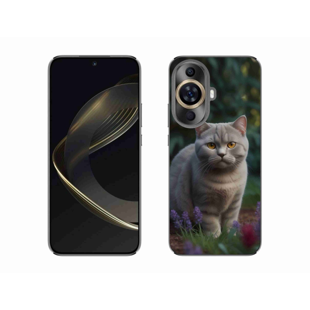 Gelový kryt mmCase na Huawei Nova 11 - britská kočka