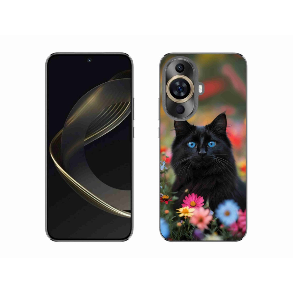 Gelový kryt mmCase na Huawei Nova 11 - černé kotě 4